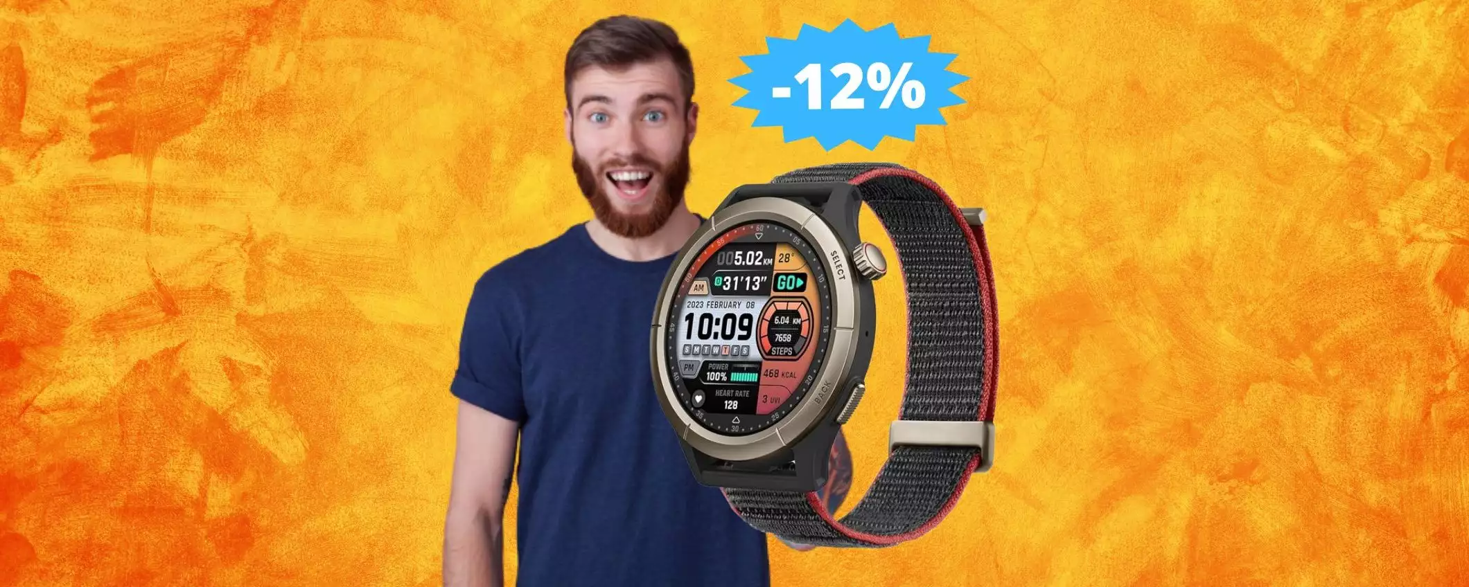 Amazfit Cheetah Pro: stile e qualità in SUPER sconto del 12%