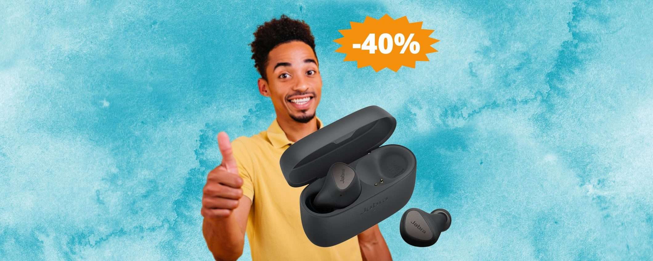 Auricolari Jabra Elite 4: un'OCCASIONE imperdibile su Amazon (-40%)