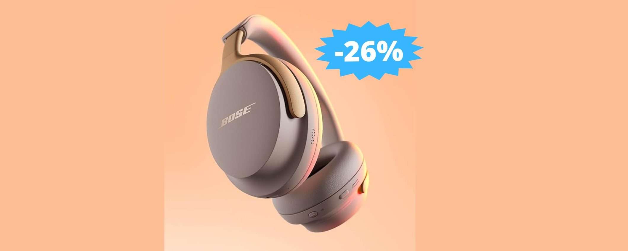 Bose QuietComfort Ultra: qualità audio IMPECCABILE (-26%)