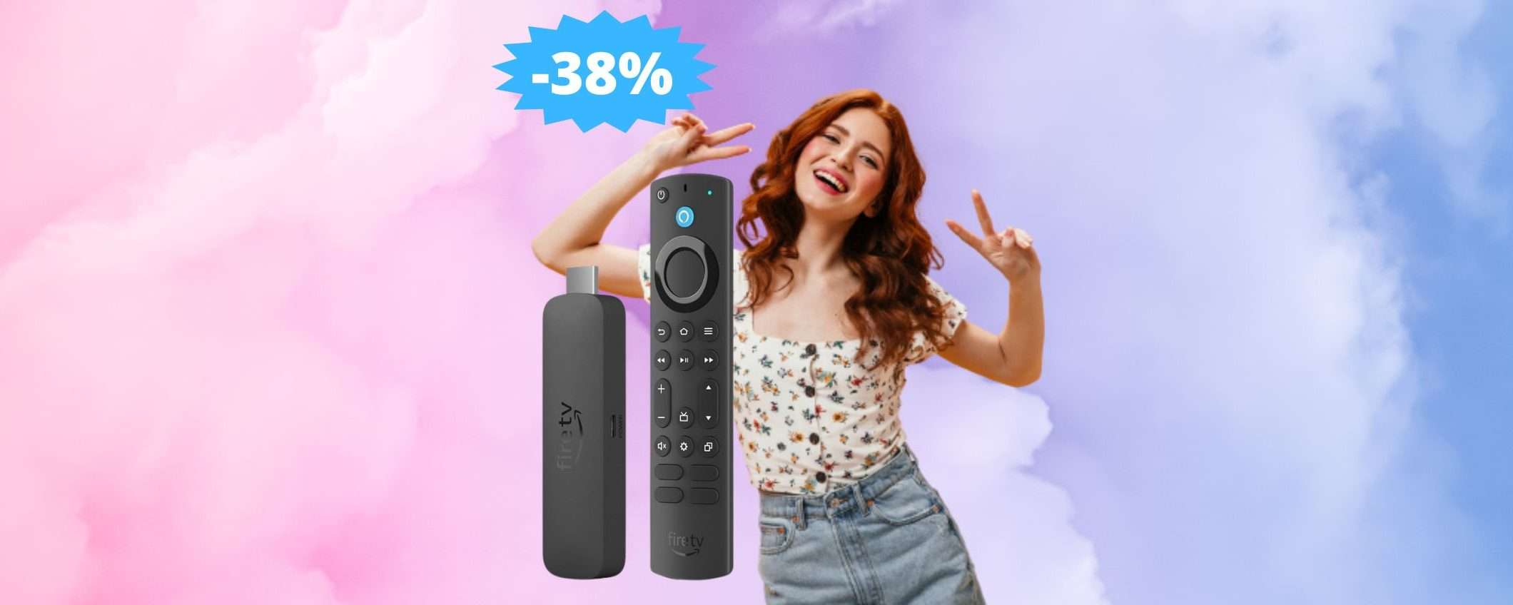 Fire TV Stick 4K Max: sconto ASSURDO del 38% a tempo LIMITATO