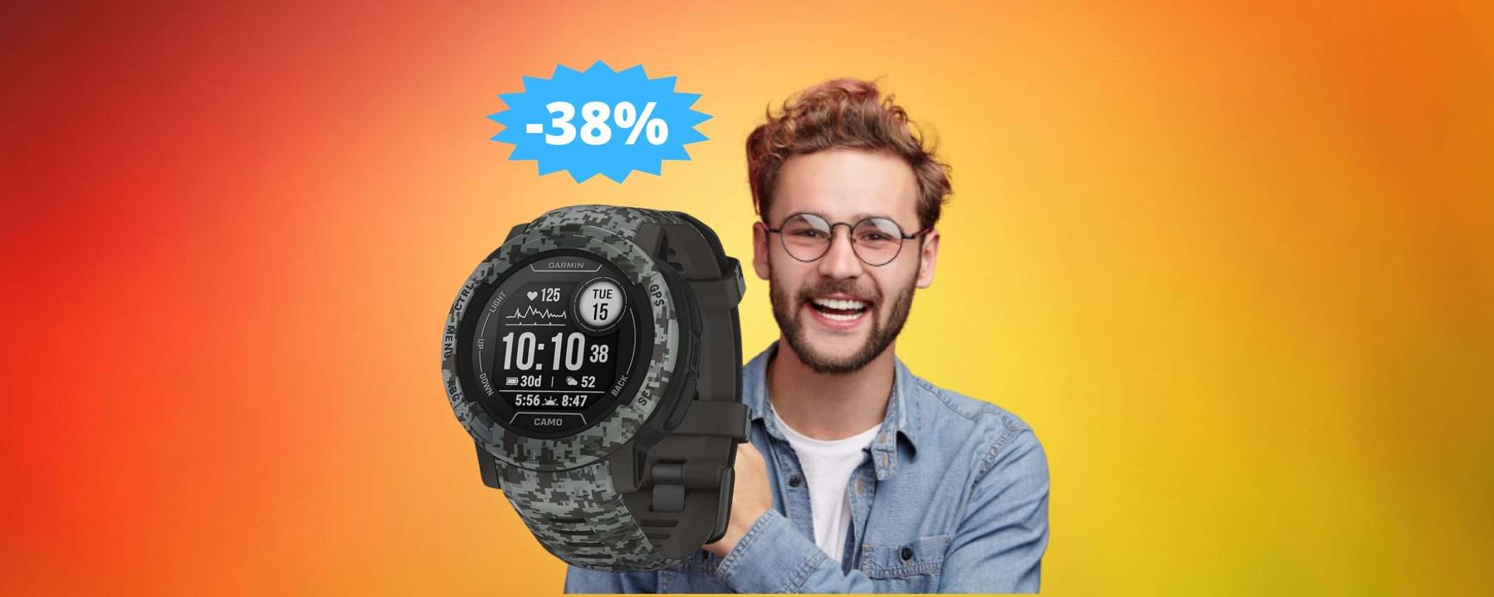 Garmin Instinct 2: IMBATTIBILE a questo prezzo (-38%)