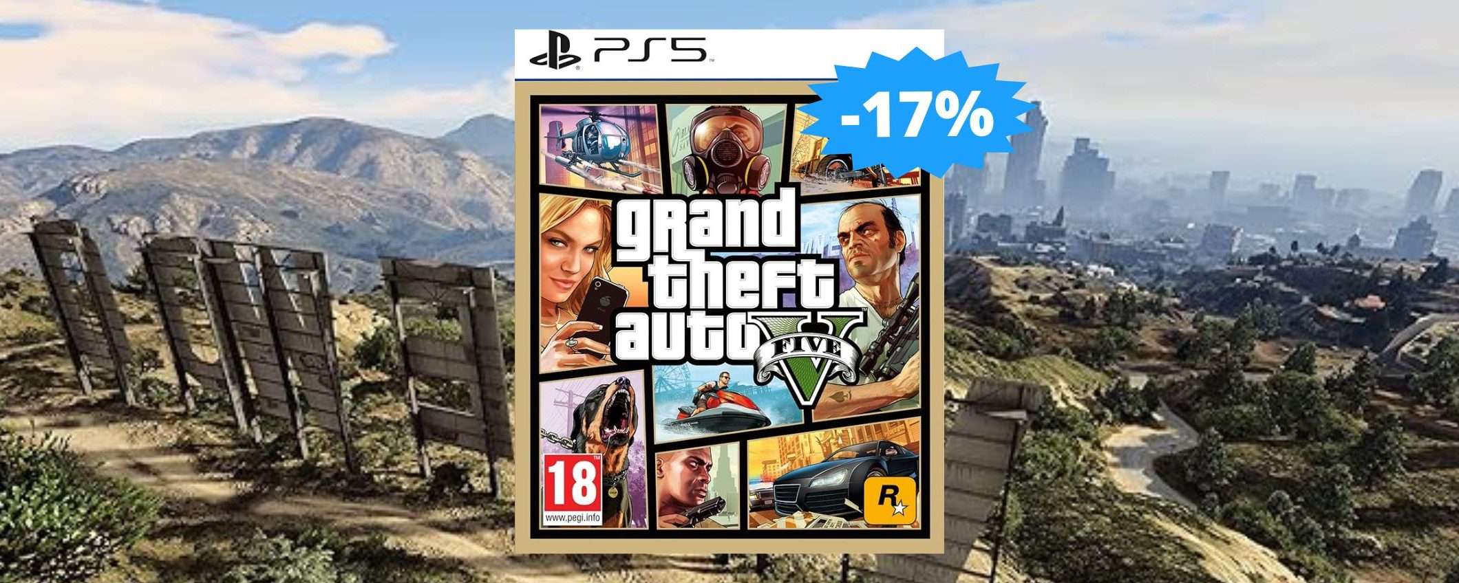 Grand Theft Auto V per PS5: un AFFARE da non perdere (-17%)