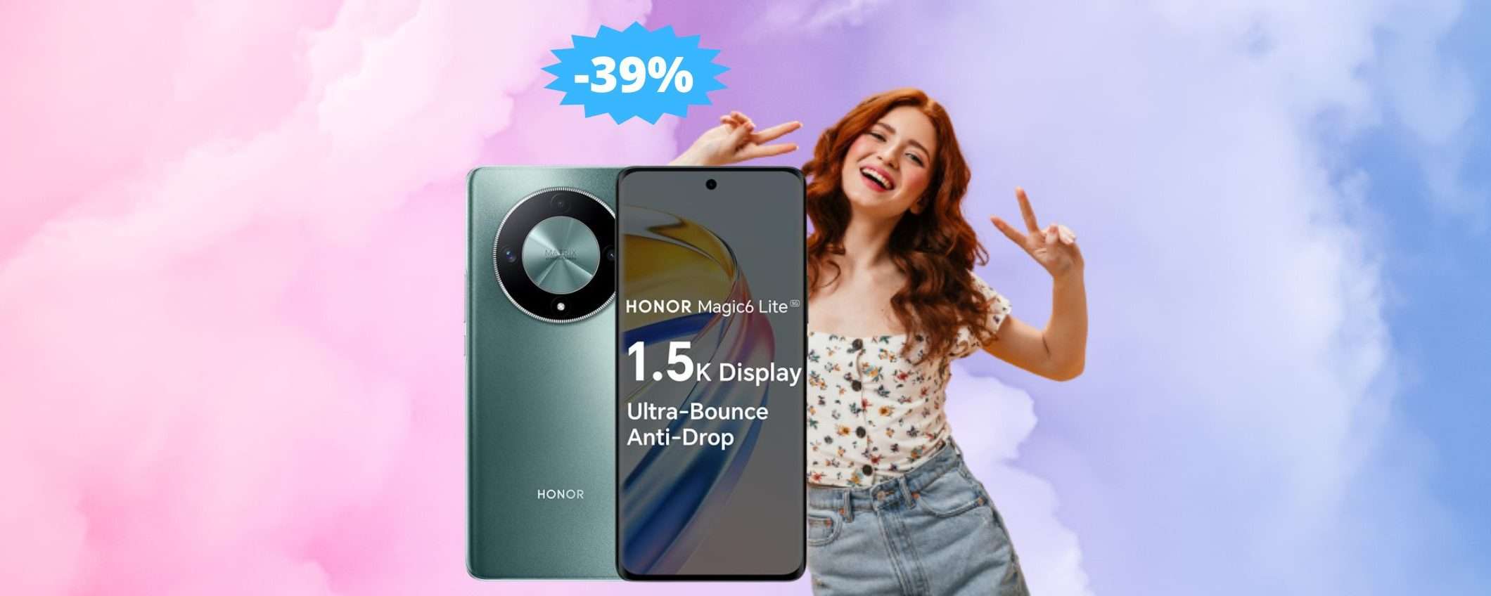 HONOR Magic6 Lite: il megio gamma DEFINITIVO (-39%)