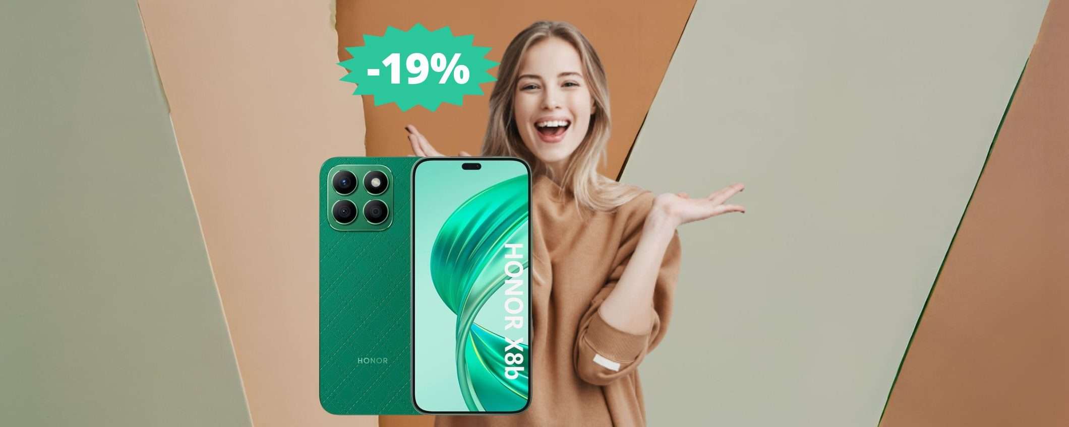 HONOR X8b: impossibile RESISTERGLI a questo prezzo (-19%)