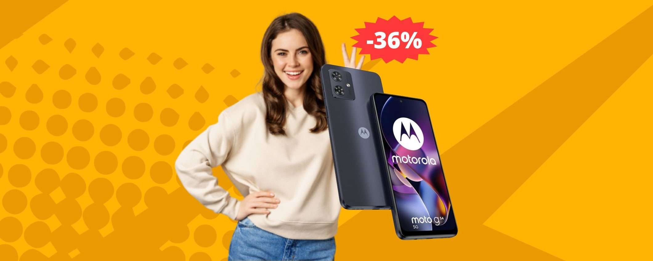 Motorola moto g54: un'OCCASIONE che non puoi perdere (-36%)