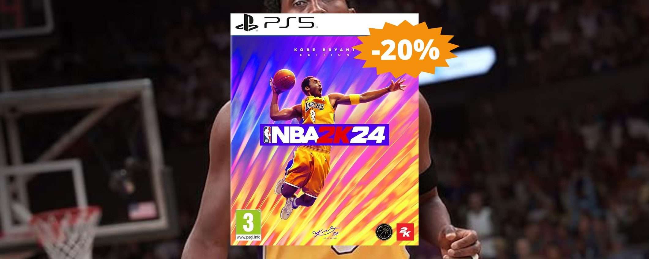 NBA 2K24 per PlayStation 5: sconto EPICO del 25% su Amazon