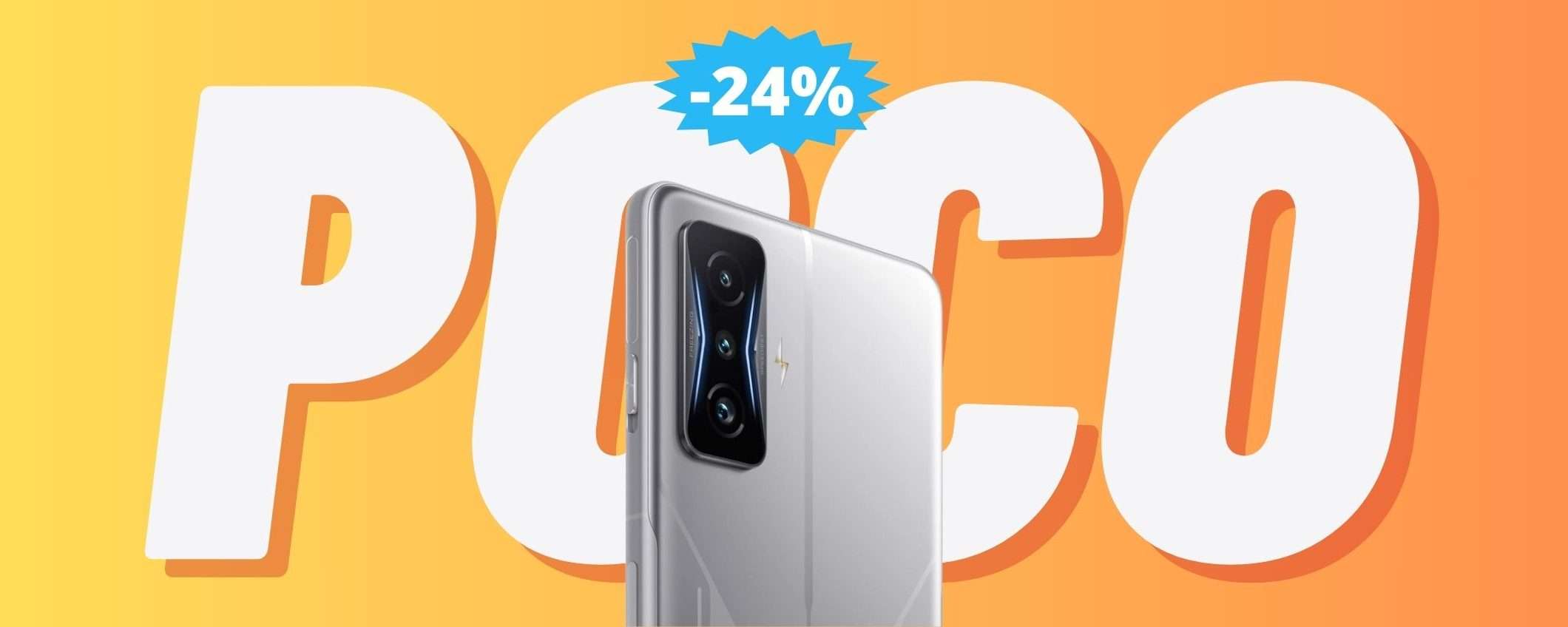 POCO F4 GT 5G: IMBATTIBILE a questo prezzo su Amazon (-24%)