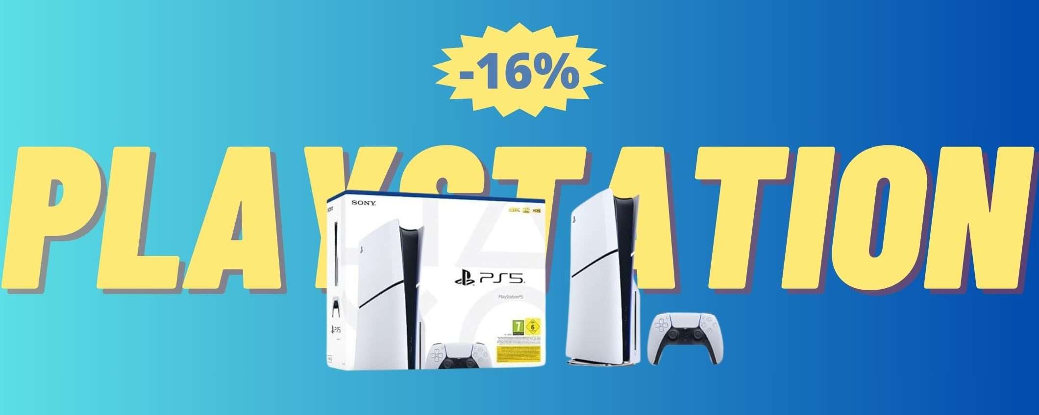 PlayStation 5 Slim: un AFFARE da non perdere su Amazon (-16%)