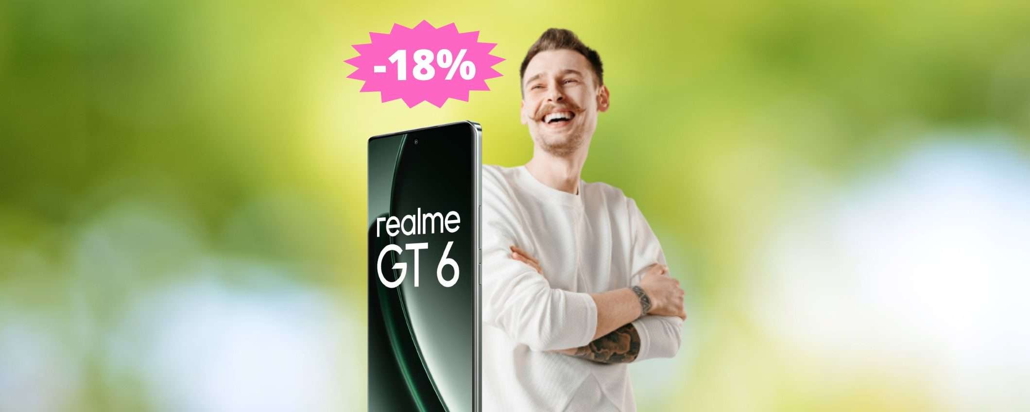 Realme GT 6: potente, elegante e in SUPER sconto del 18%