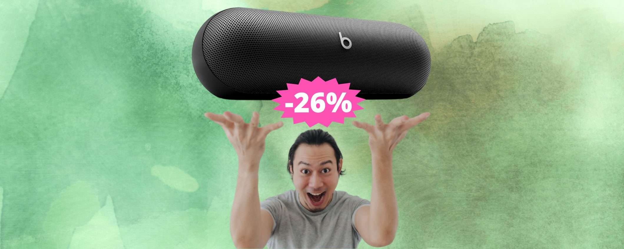 Speaker Beats Pill: l'audio di qualità ovunque tu vada (-26%)