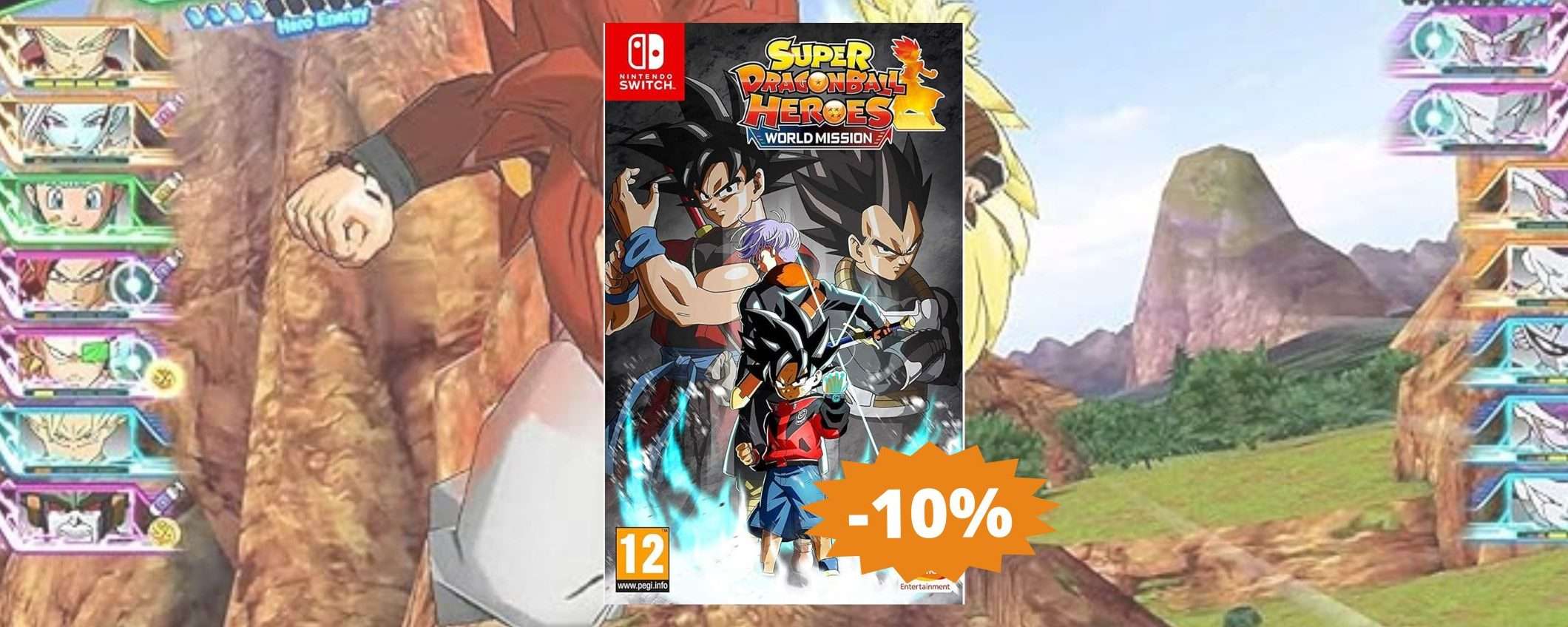 Super Dragon Ball Heroes per Switch: sconto ESCLUSIVO del 10%