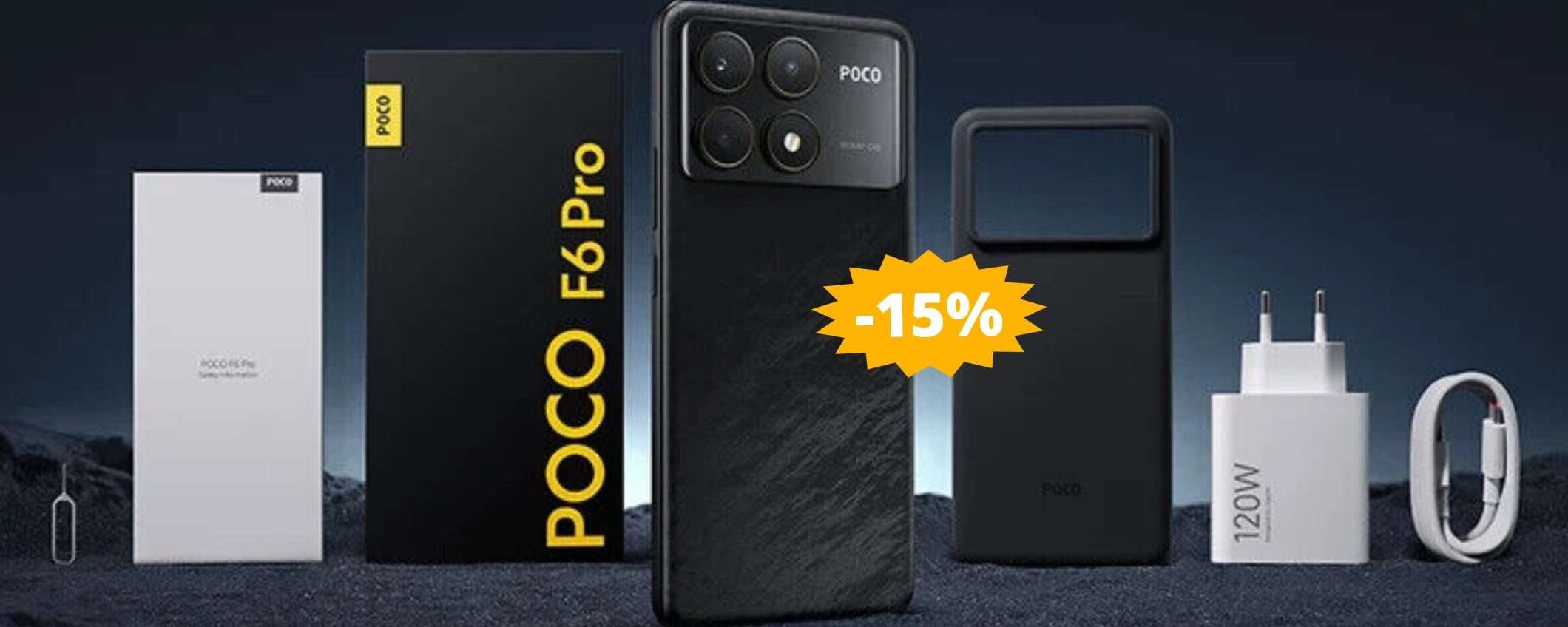 Xiaomi POCO F6 Pro: sconto ESCLUSIVO su eBay (-15%)