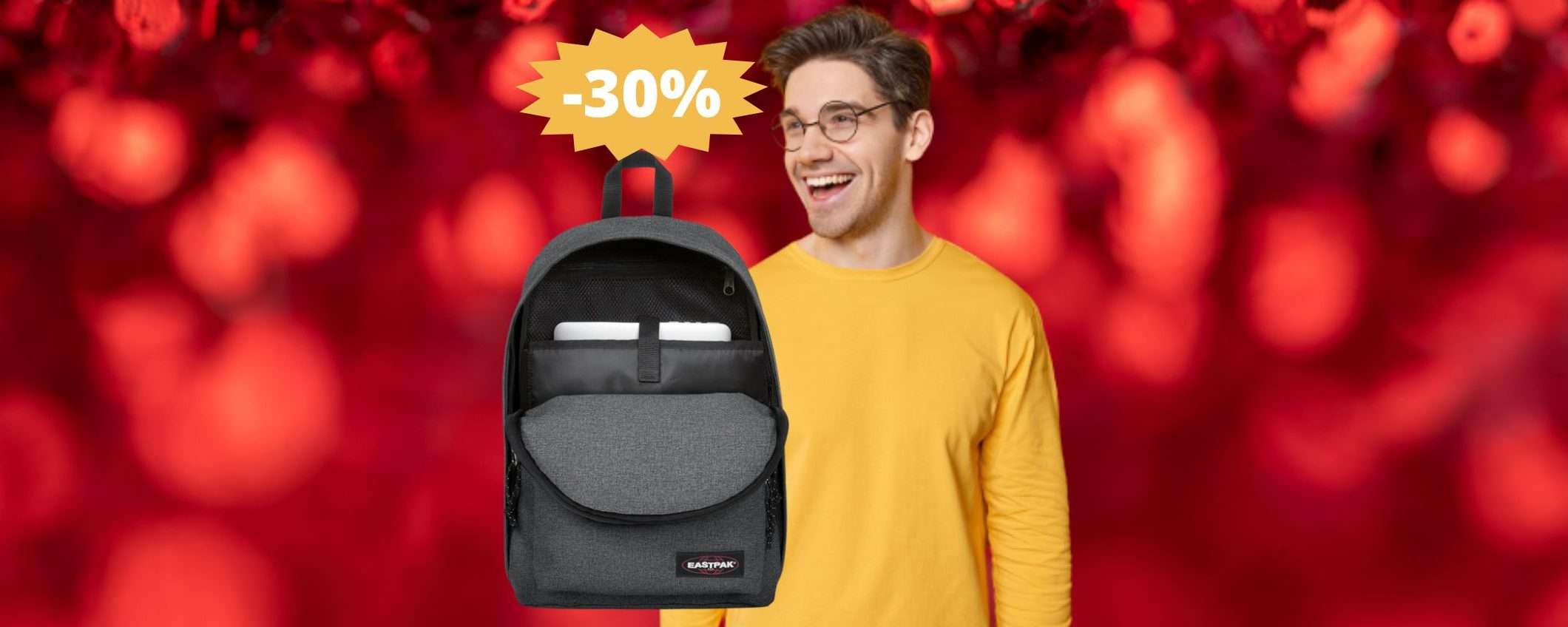 Zaino EASTPAK Out Of Office: sconto EPICO del 30% a tempo LIMITATISSIMO