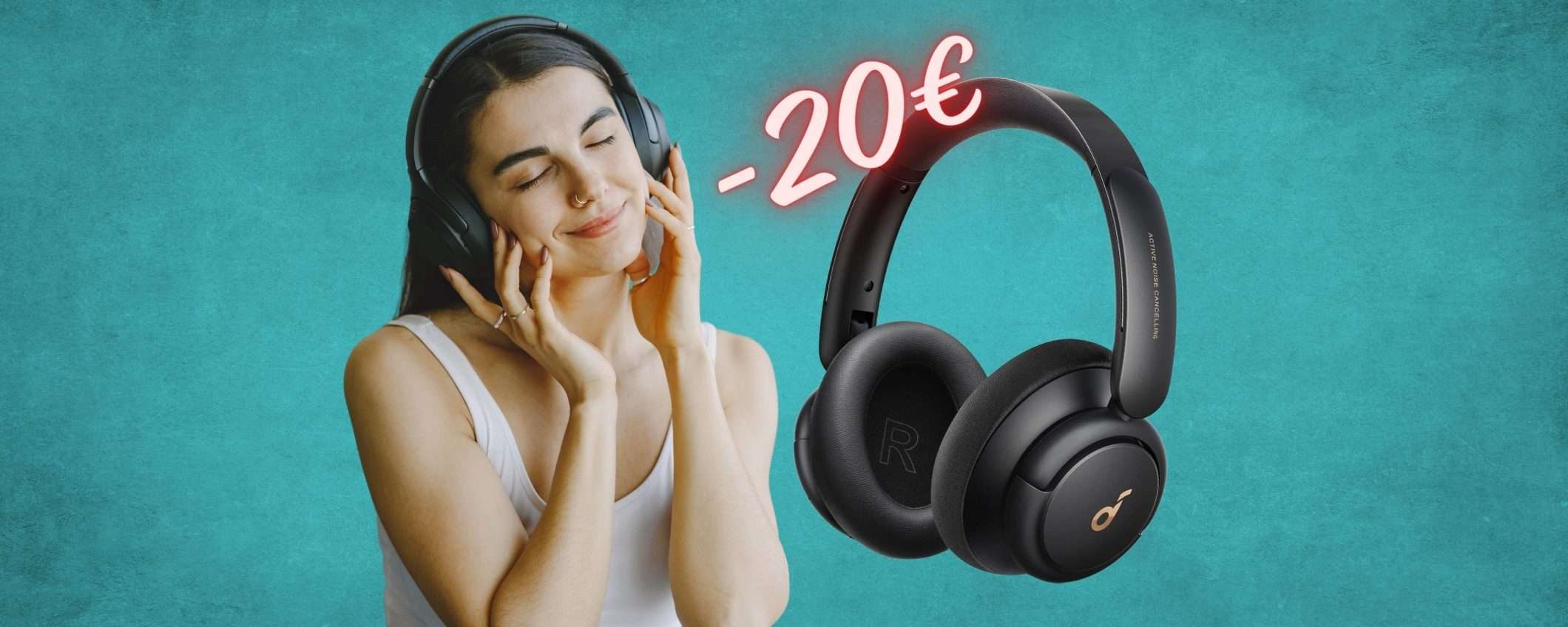 Cuffie wireless Soundcore Q30 a OTTIMO PREZZO su Amazon