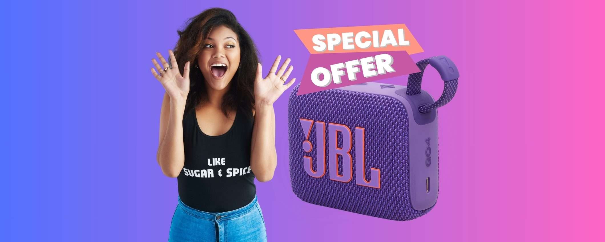 JBL GO 4 a un PREZZO MAI VISTO, il bellissimo speaker portatile tuo a 36€