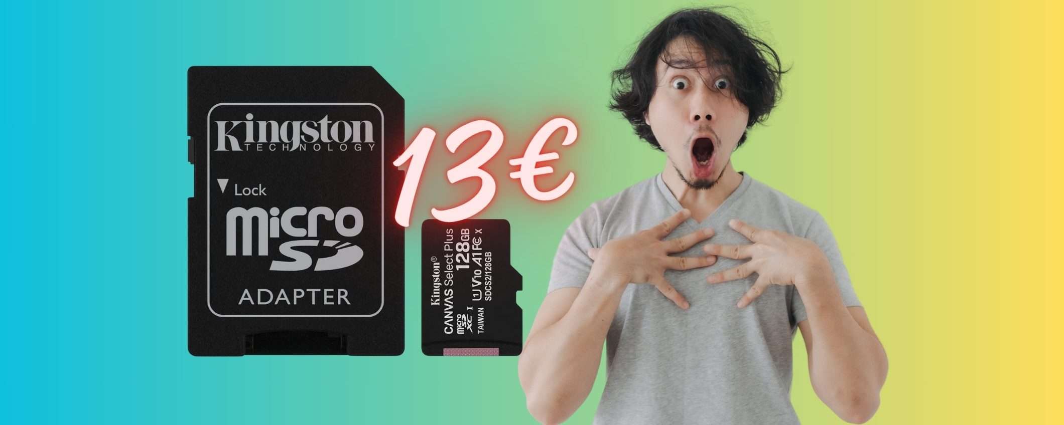 Kingston Canvas Select Plus: la microSD da 128GB tua con APPENA 13€