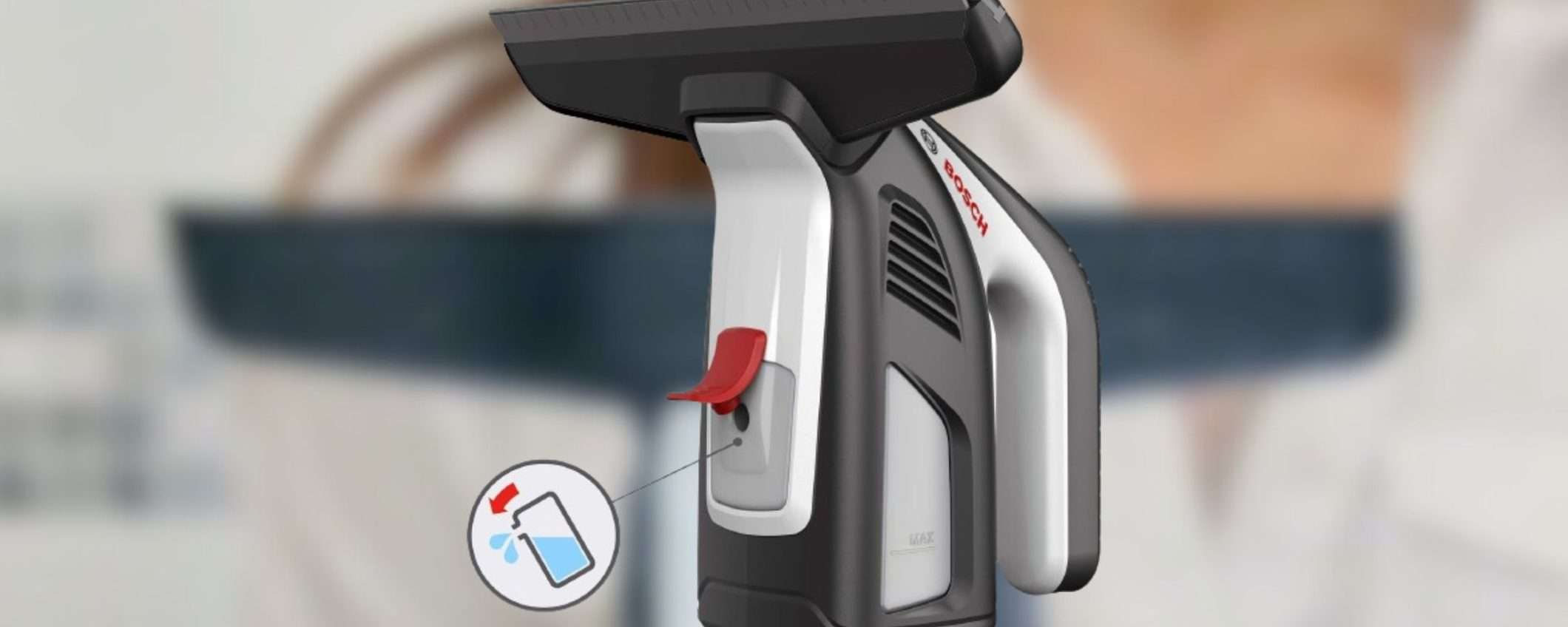 Bosch lo SVENDE su Amazon: solo 50€ per il lavavetri ricaricabile PREMIUM