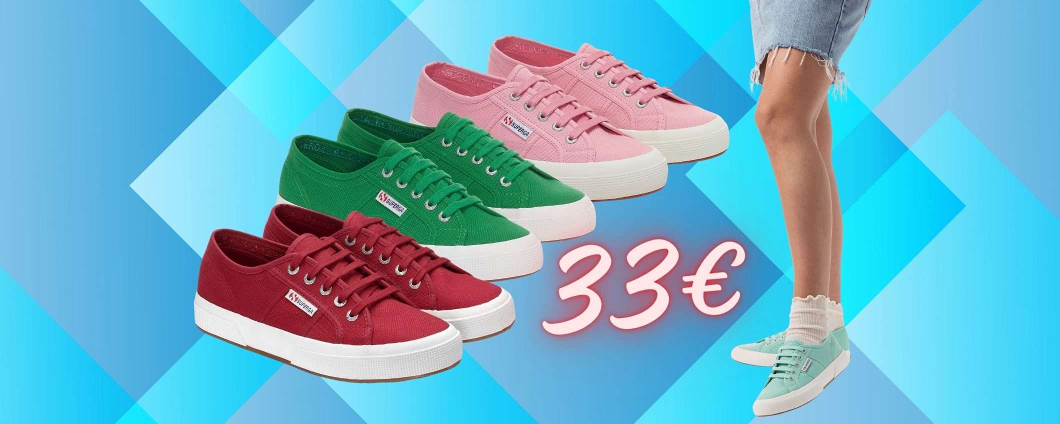 Le Superga in OFFERTA su eBay a PREZZO da NON CREDERE (solo 33€)