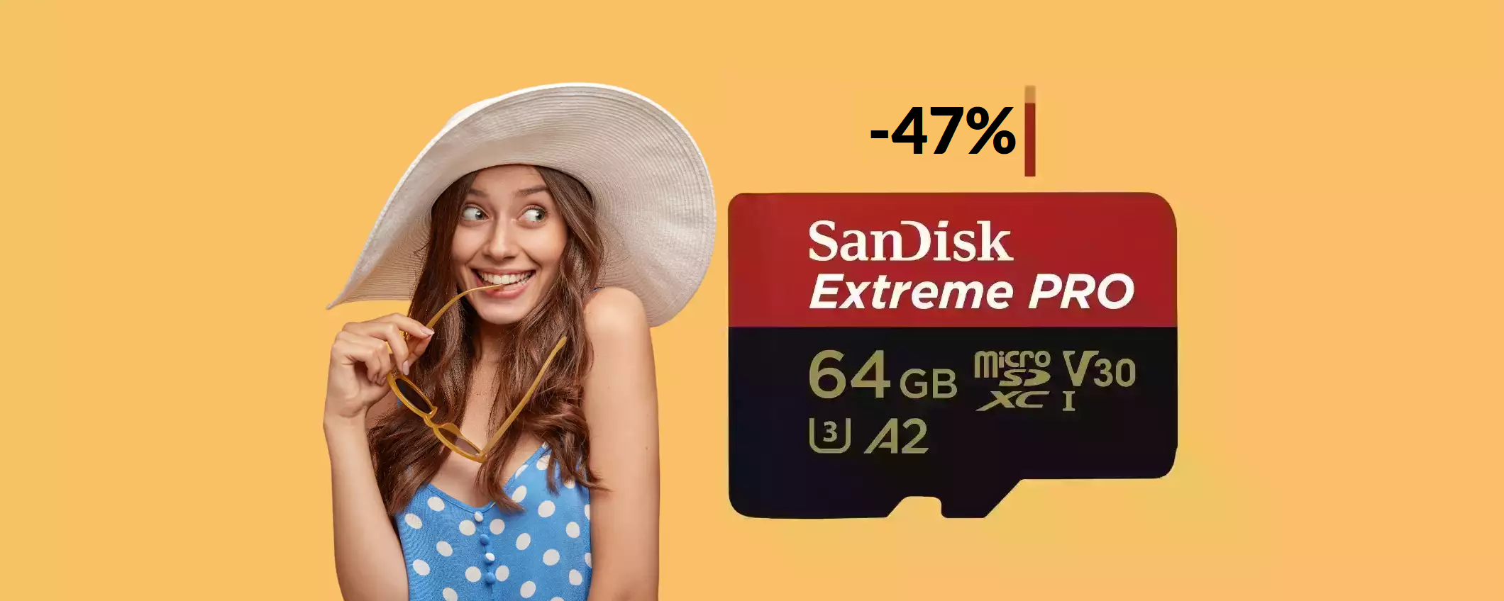 MicroSD SanDisk 64GB al prezzo più basso di sempre: solo 17€