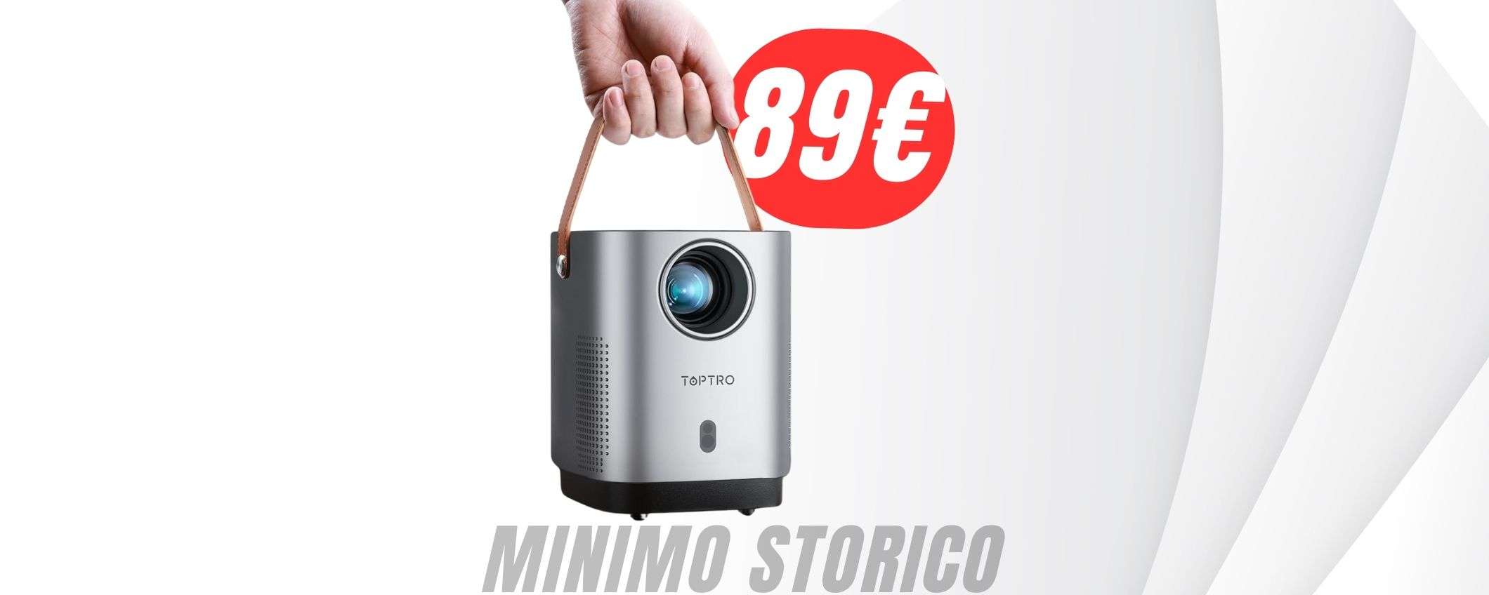 Risparmia il 47% sul mini-proiettore FULL HD: a 89€ è perfetto!