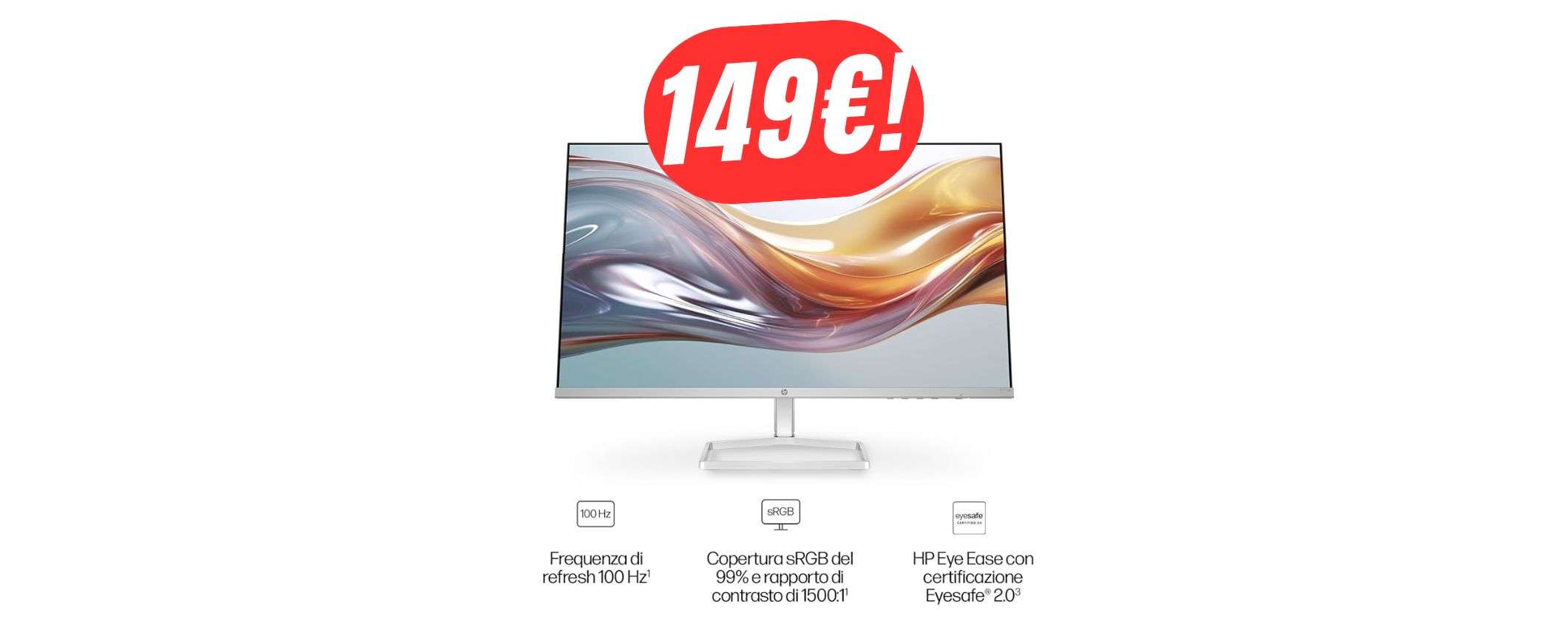 MINIMO STORICO per questo fantastico MONITOR HP (protegge i tuoi occhi!)