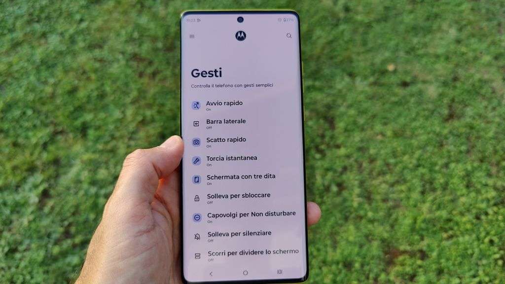 moto g85 gesti