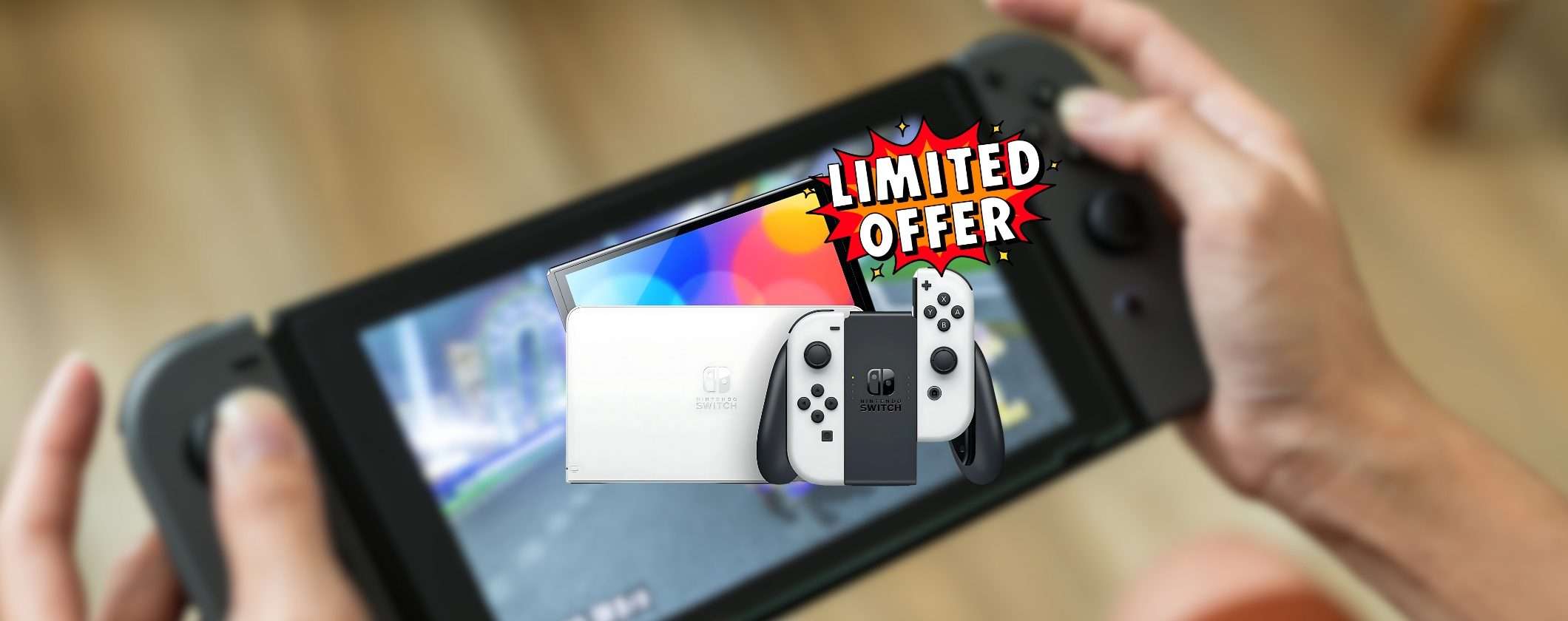 Nintendo Switch OLED in REGALO su eBay con il nuovo Coupon