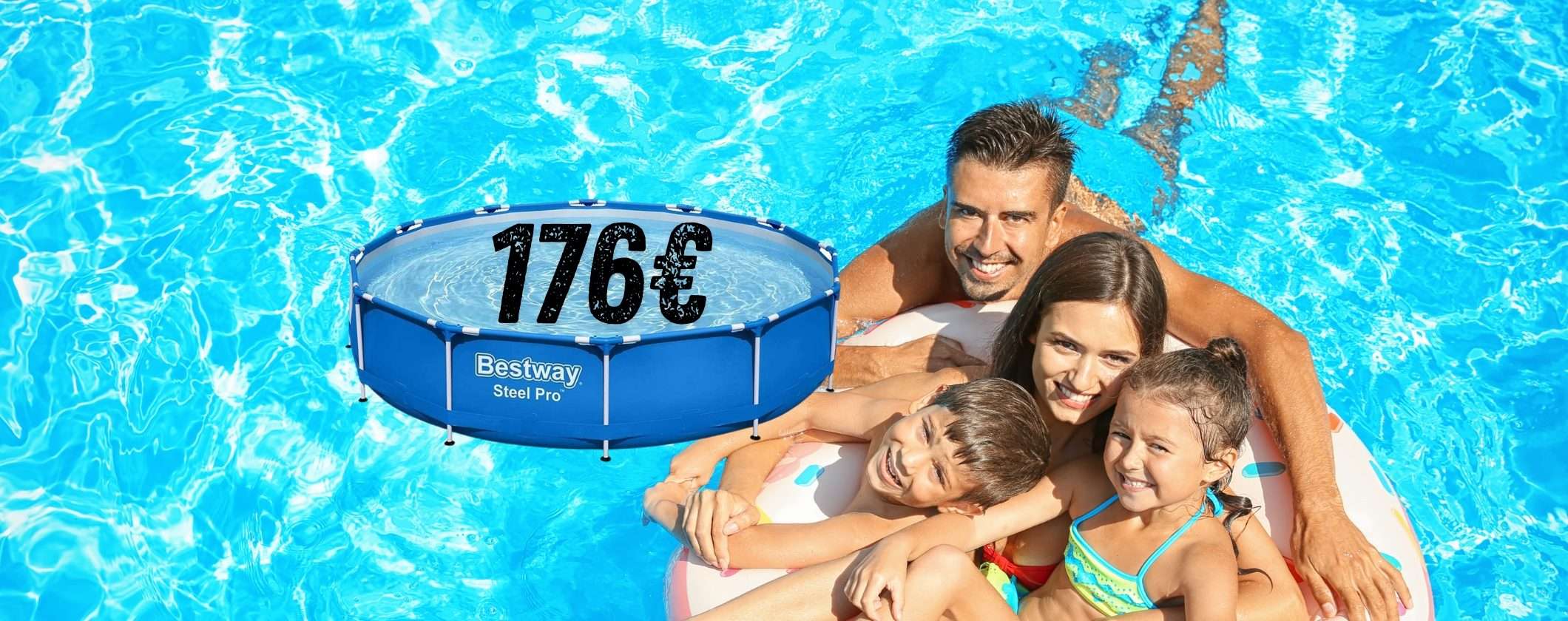 OFFERTA Piscina Bestway 366 x 76 cm a 176€ su eBay