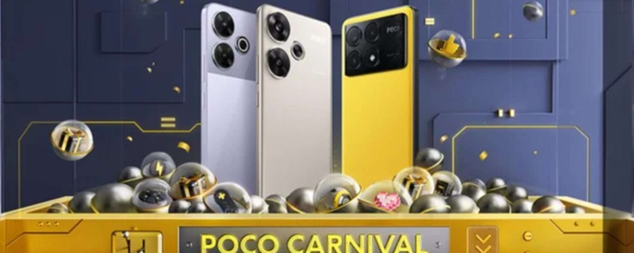 POCO Carnival, è qui la festa: le offerte per il sesto anniversario di POCO