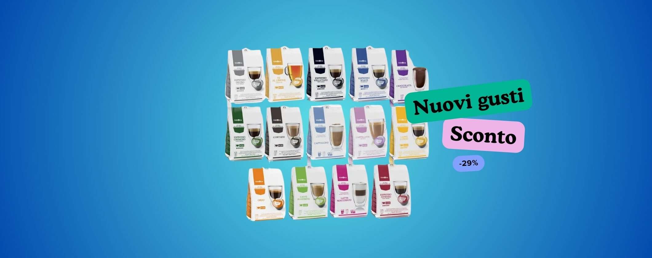 PROMO Capsule Gimoka Dolce Gusto con tantissimi nuovi gusti