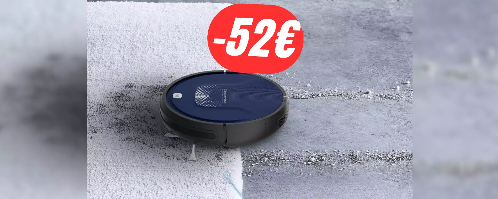 52€ di SCONTO per il ROBOT Rowenta che pulisce e lava casa tua!