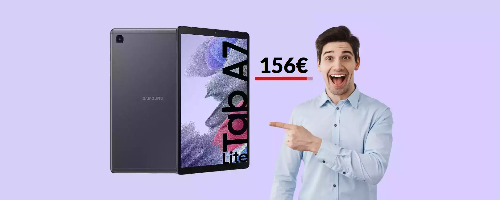 Tablet Samsung ad appena 156€: sii veloce, l'offerta è agli sgoccioli