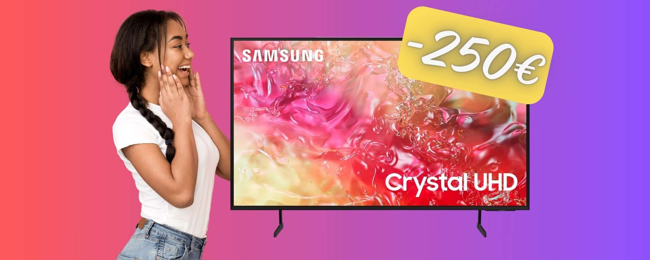 SCONTO da SOGNO di 250€  per la Smart TV Samsung da 55