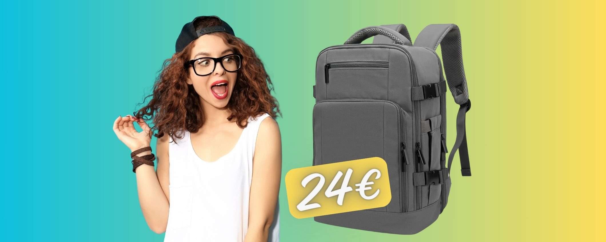 SOLO 24€ e puoi avere questo zaino per viaggiare su Ryanair (quasi) GRATIS