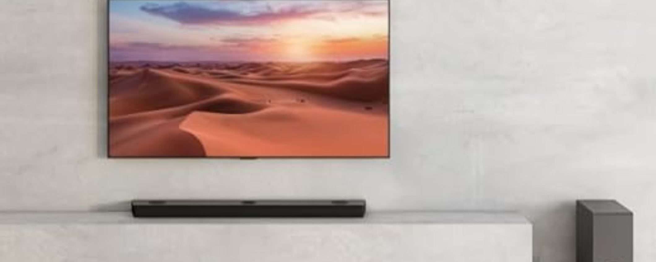 SOUND ESPLOSIVO con la soundbar LG da 420W: occasione HOT su Amazon (-55%)