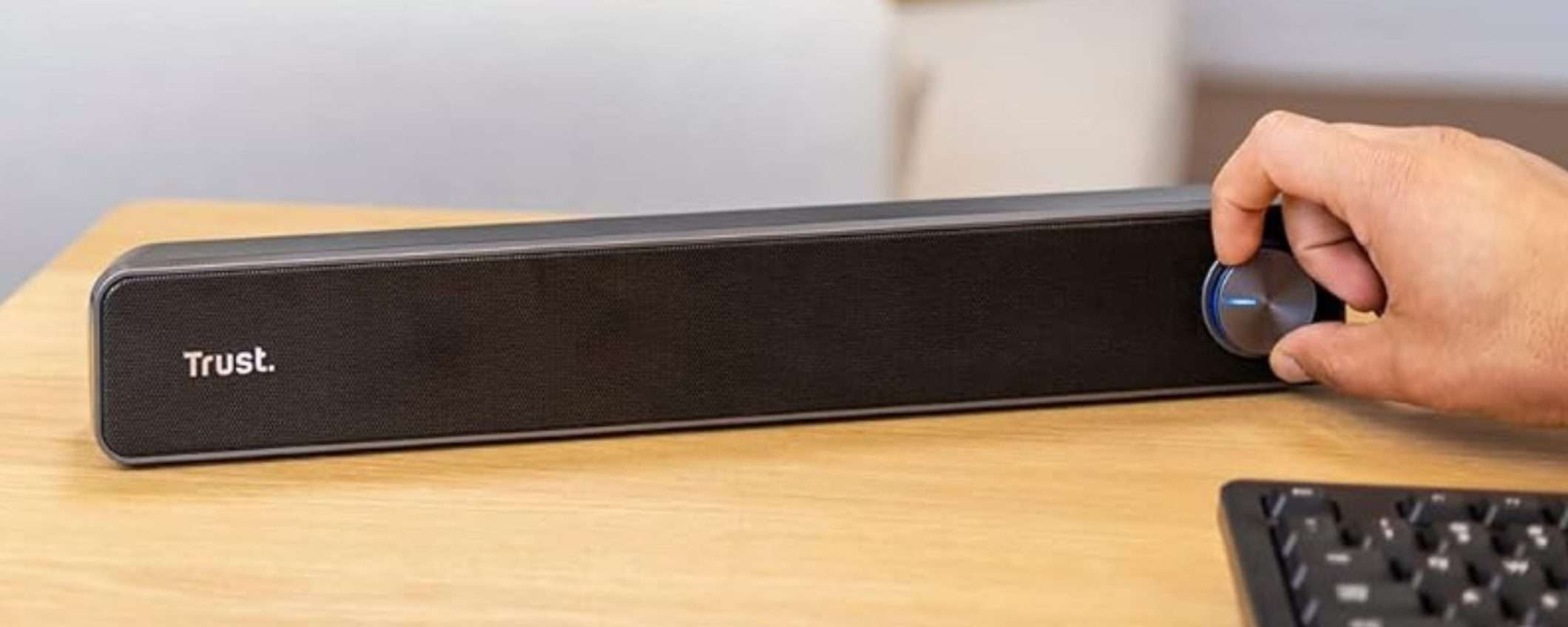 Soundbar Trust a 19,99€: suono POTENTE e avvolgente, dimensioni compatte