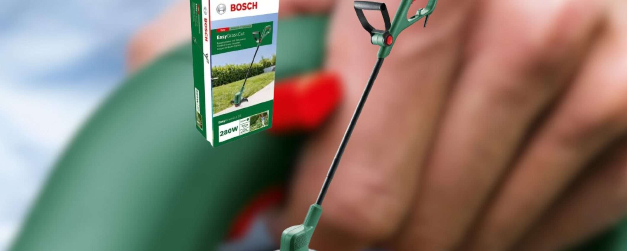 Tagliabordi Bosch a 37,99€: prato sempre PERFETTO con zero fatica