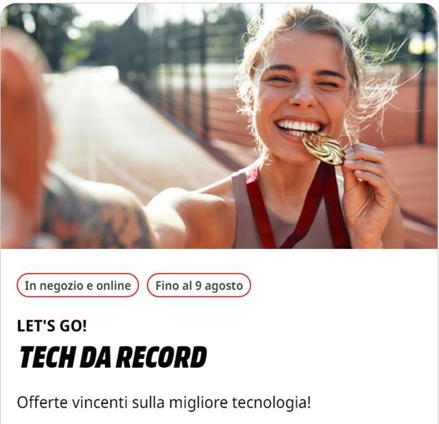 tech da record mediaworld fino al 9 agosto