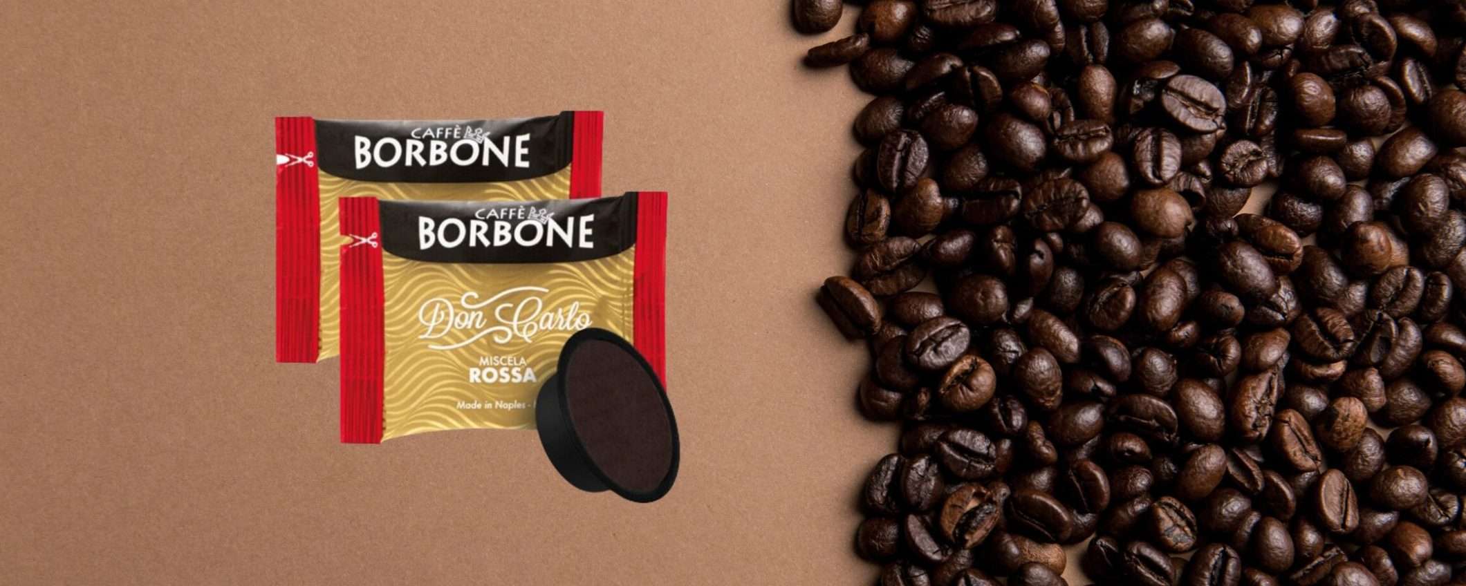 Caffè Borbone Don Carlo Miscela Rossa: 200 capsule per A Modo Mio a soli 37€