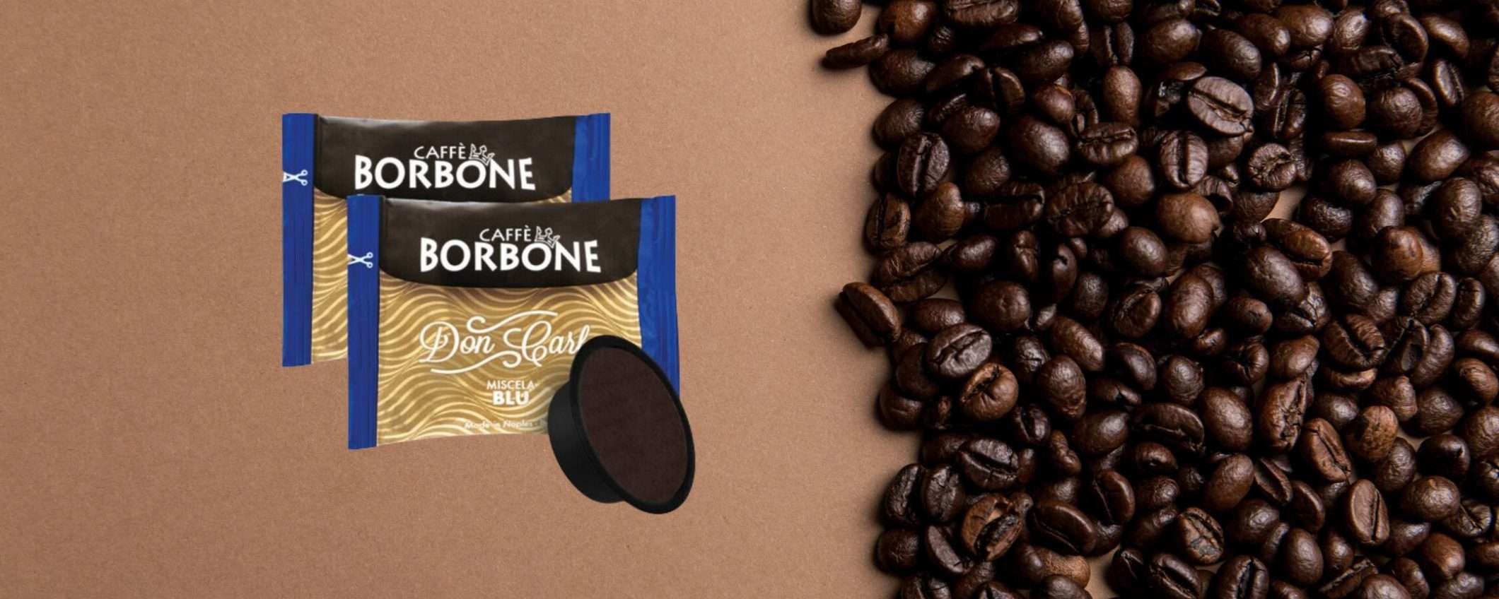 Caffè Borbone Don Carlo Miscela Blu: 100 capsule per A Modo Mio in grande sconto su eBay