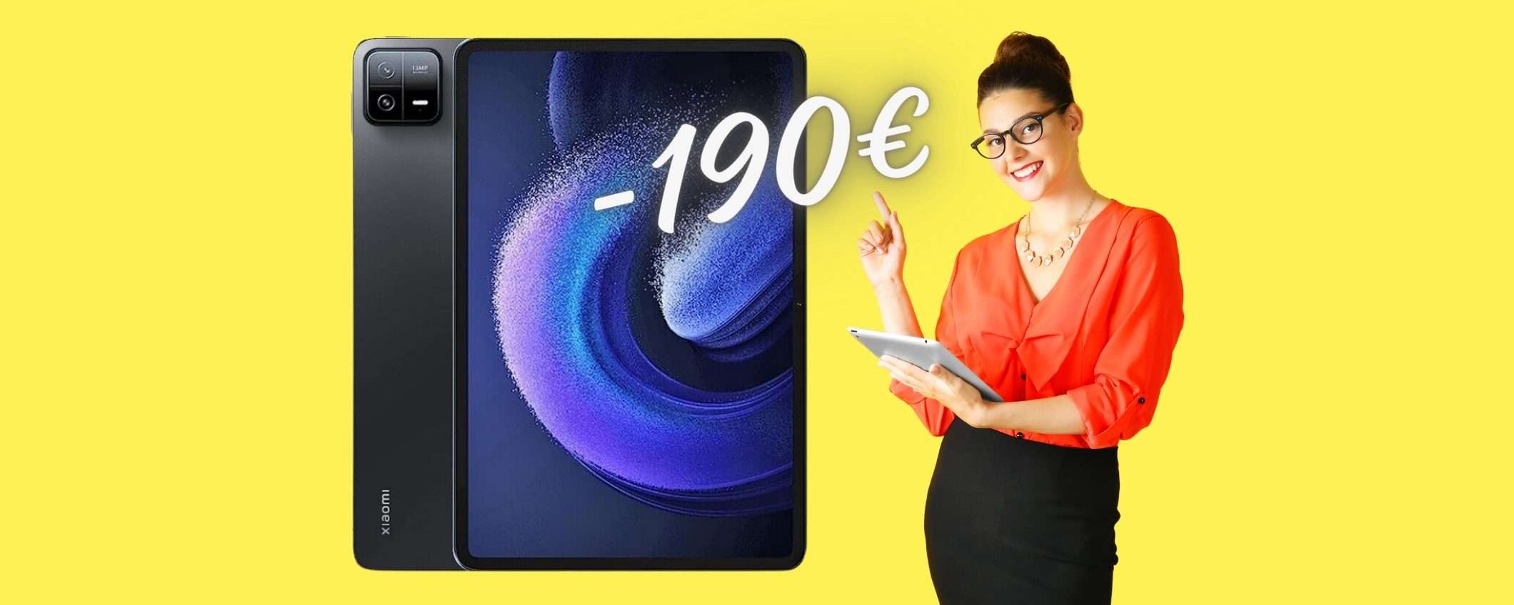 Xiaomi Pad 6 (8/256GB) in OFFERTA ESAGERATA su eBay a 190€ in MENO