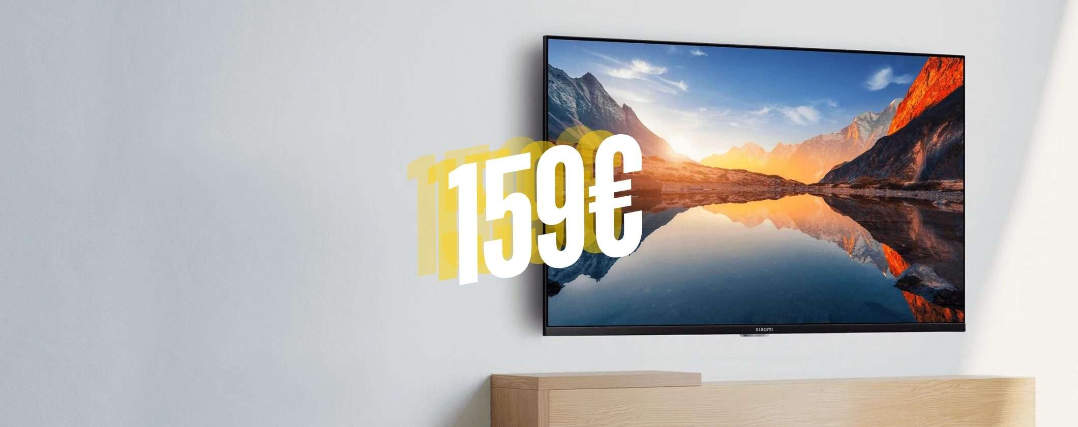 Xiaomi TV A 32 con Google TV a soli 159€ su Unieuro