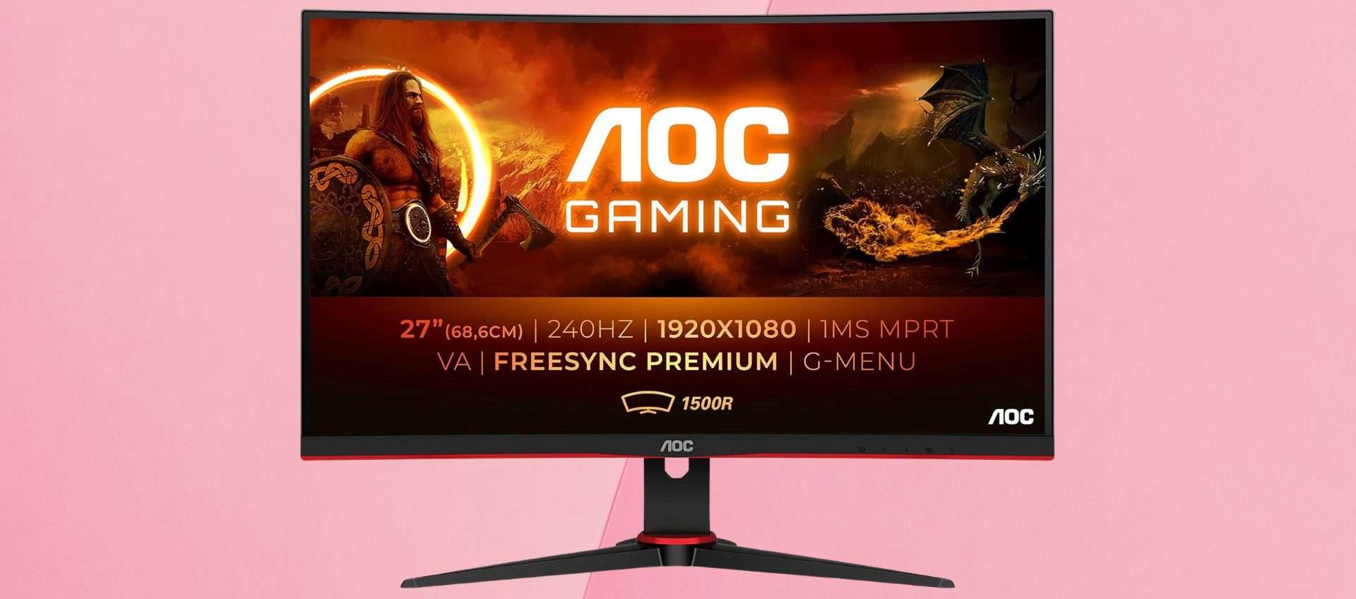 Monitor gaming AOC in offerta: prezzo economico, prestazioni al top