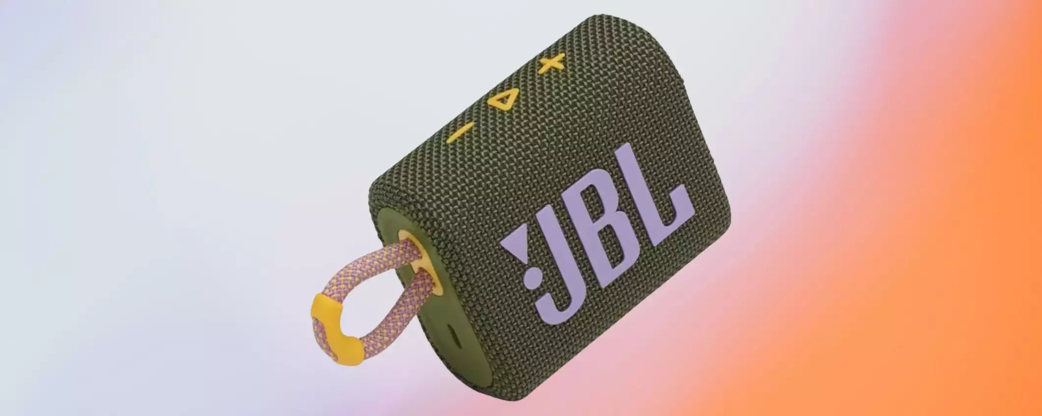 JBL GO 3: altoparlante bluetooth in svendita su Amazon (-42%)