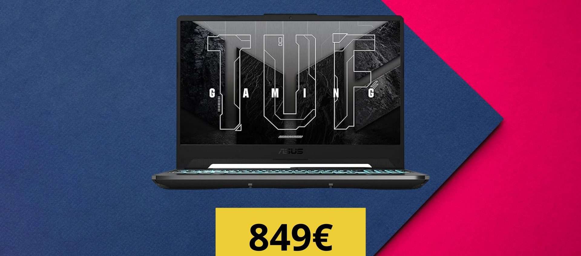 ASUS TUF A15: laptop da gaming potente a un prezzo scontato (849€)