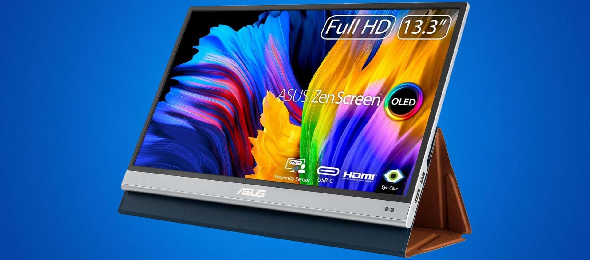 Monitor portatile OLED dell'Asus in SUPER offerta: design stupendo e qualità immensa