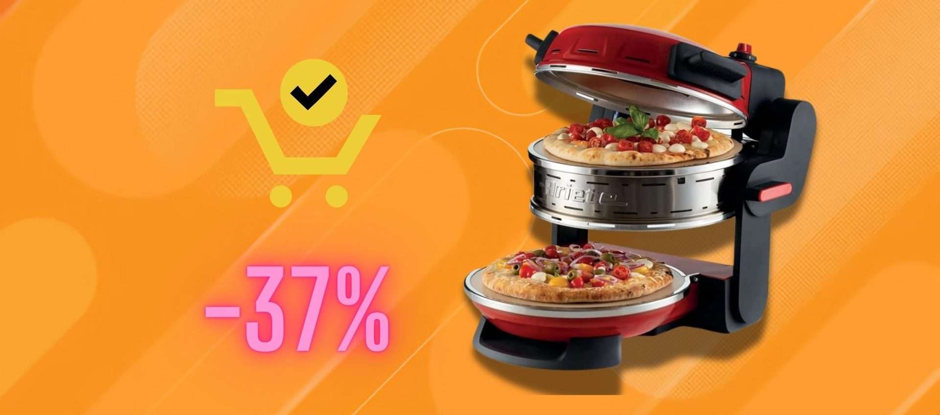 Pizze fatte in casa in 4 minuti: il forno elettrico dell'Ariete è in super offerta