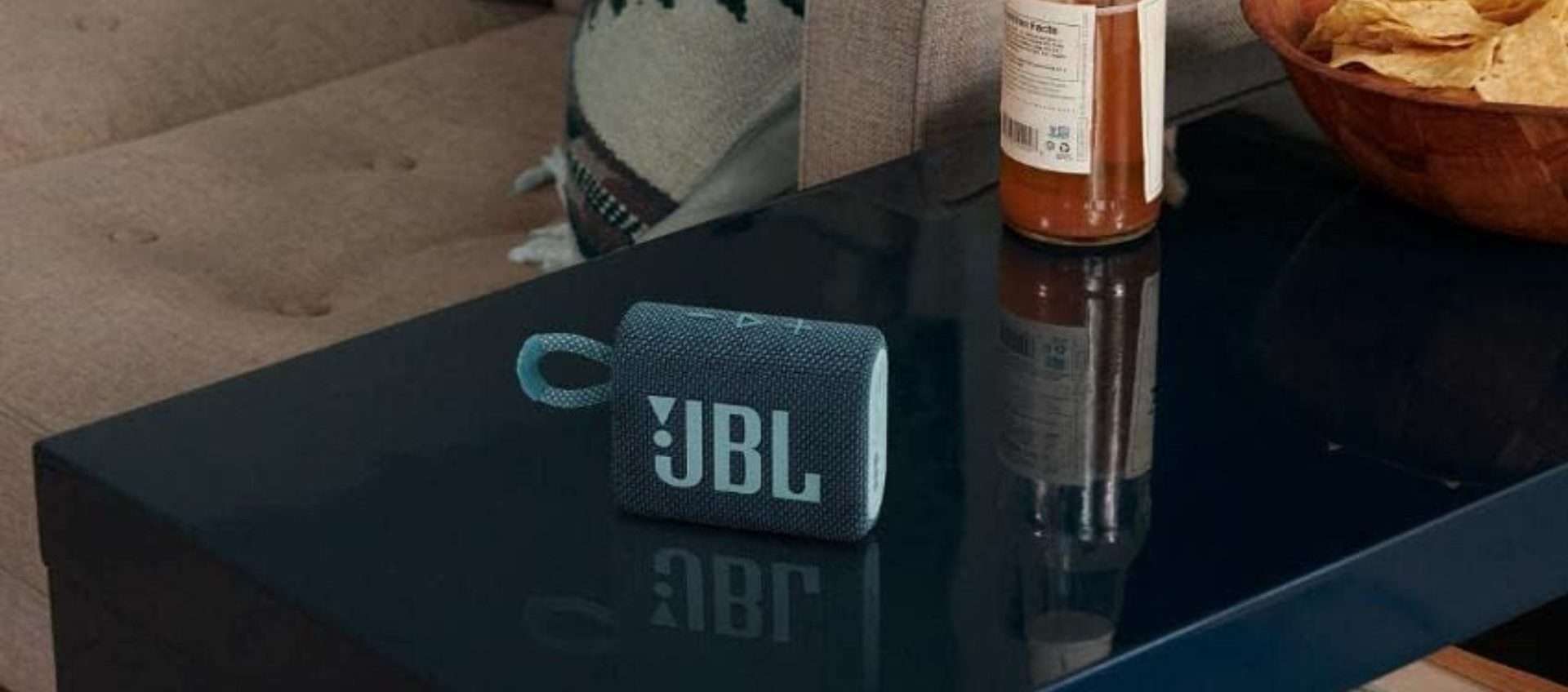 JBL GO 3 scontato del 33%: audio potente e design compatto