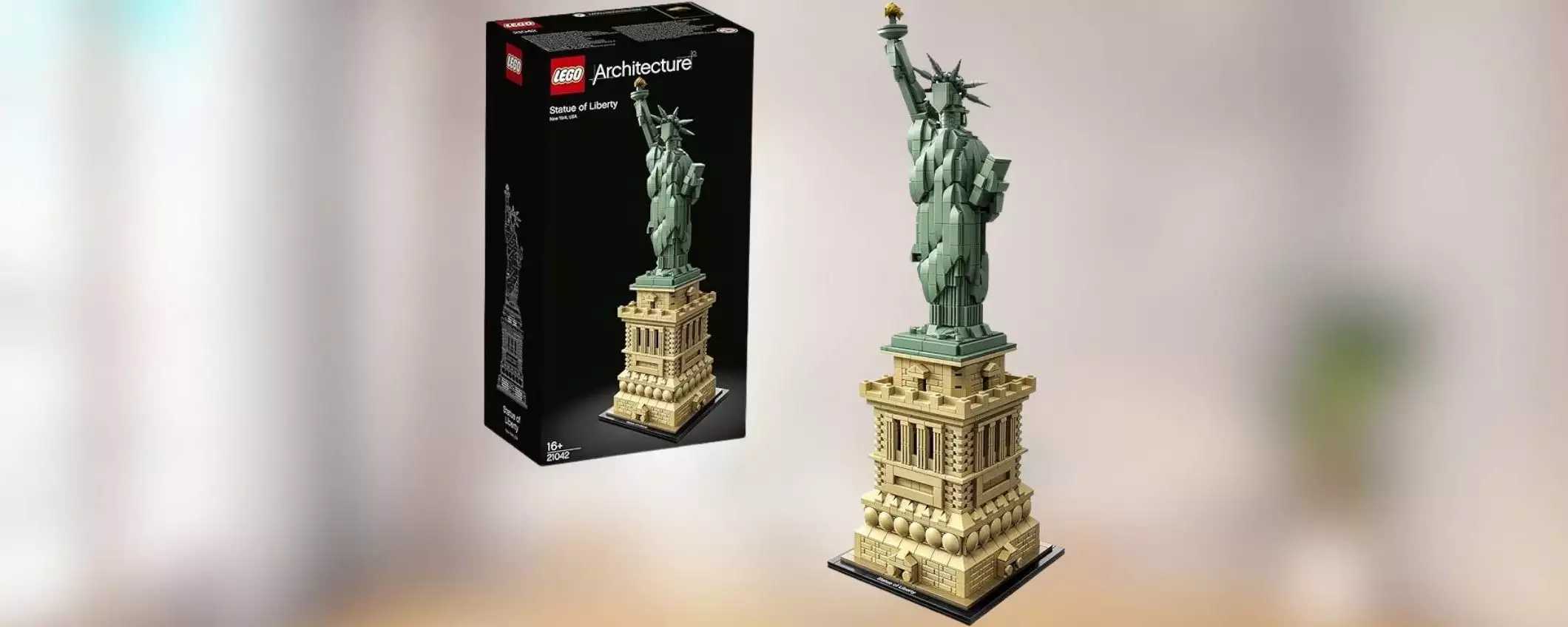 La Statua della Libertà LEGO è tornata in offerta su Amazon (-15%)