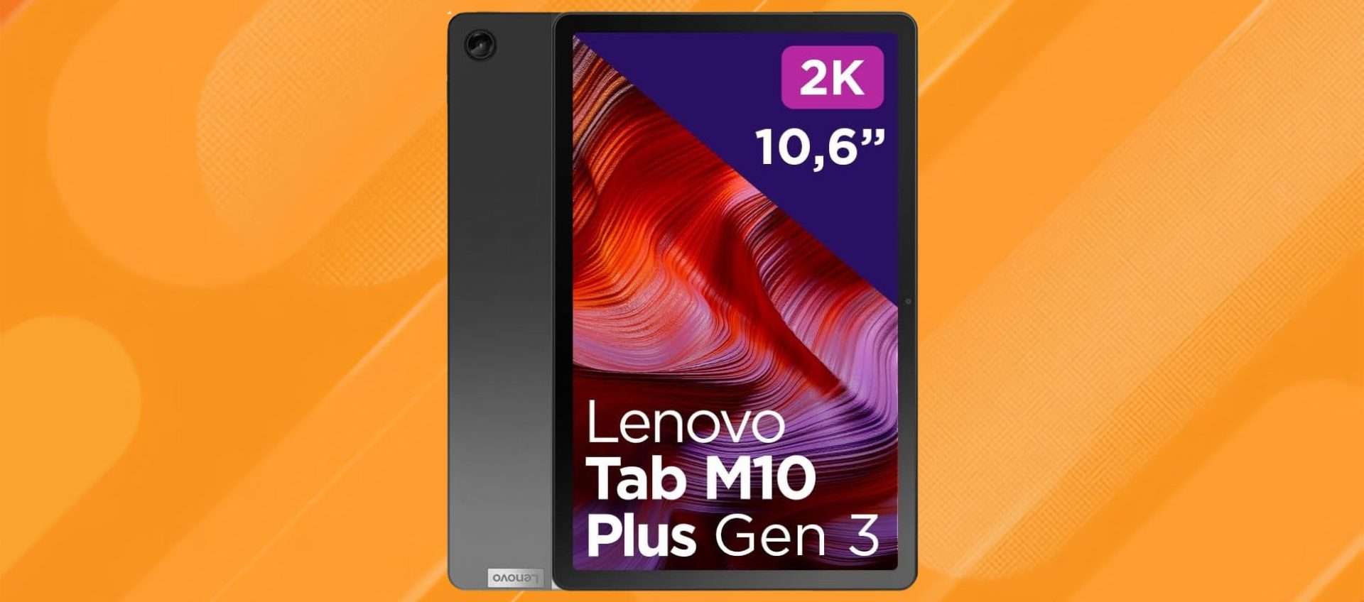 Lenovo Tab M10 Plus, nuovo minimo storico: in offerta a soli 189,89€